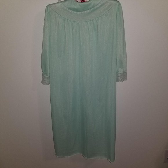 Gilbreath Vintage M Lace Womens Nightgown - Picture 8 of 12